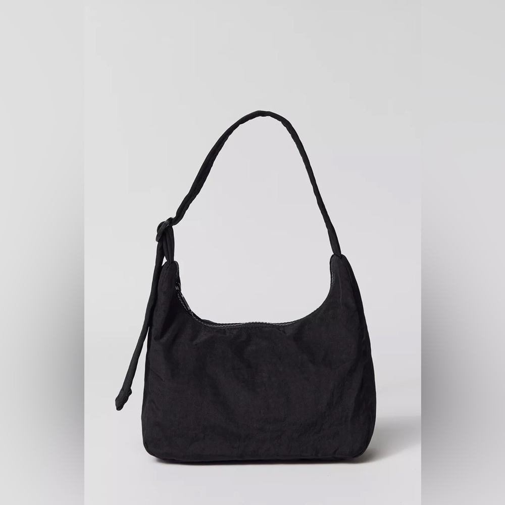 BAGGU Mini Nylon Shoulder Bag in Black - NWT